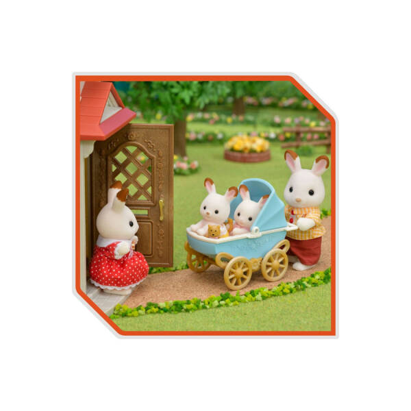 Sylvanian Families Çikolata Kulaklı Tavşan İkizler - 4