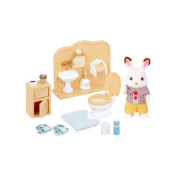 Sylvanian Families Çikolata Kulaklı Tavşan Tuvalet - 2