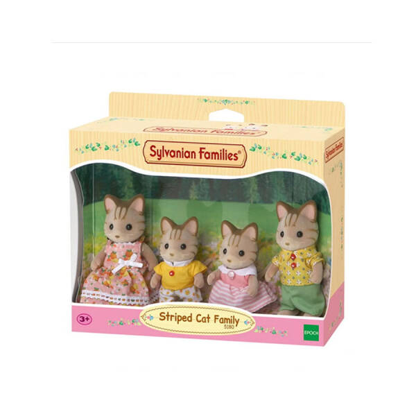 Sylvanian Families Çizgili Kedi Ailesi - 1