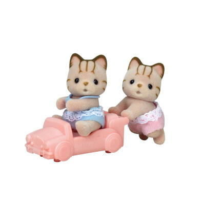 Sylvanian Families Çizgili Kedi İkizler - 2