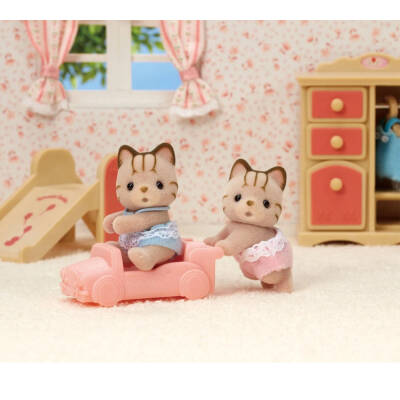 Sylvanian Families Çizgili Kedi İkizler - 3