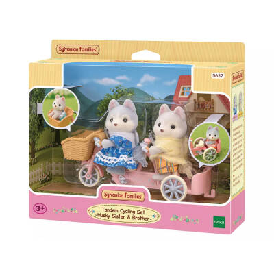 Sylvanian Families Tandem Bisiklet Ve Haskiler - 1