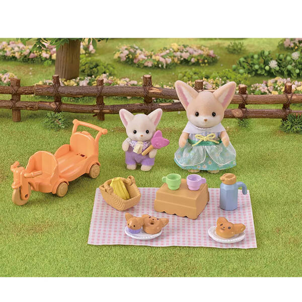 Sylvanian Families Tilki Kız ve Bebekli Piknik - 2