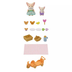 Sylvanian Families Tilki Kız ve Bebekli Piknik - 6