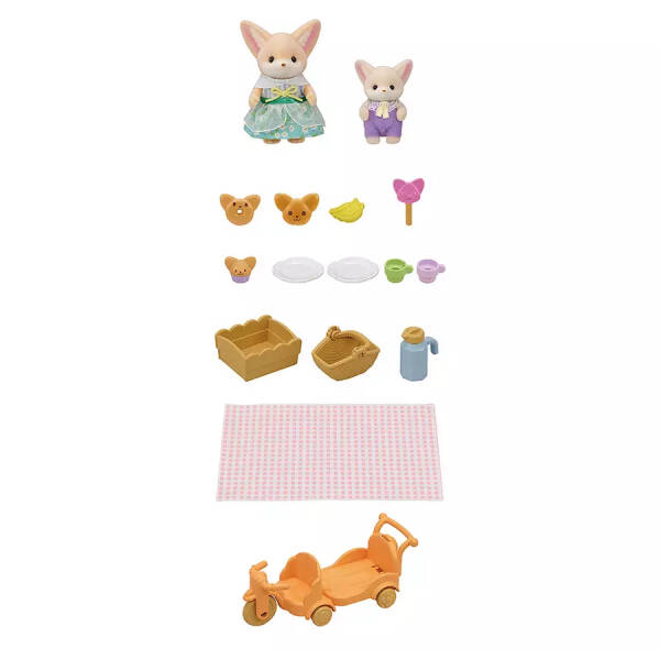 Sylvanian Families Tilki Kız ve Bebekli Piknik - 6