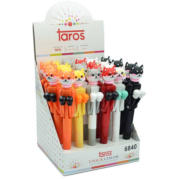 Taros Unıck Color Boksör Tilki Tükenmez Kalem - 1